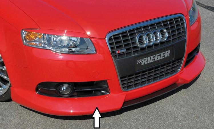 Rieger frontspoiler Audi A4 8E type B7 2004–>
