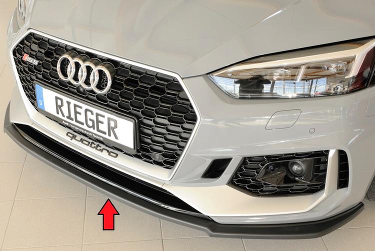 Rieger frontsplitter Audi RS5 B9/F5 2017–2020