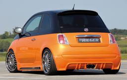 Rieger bakskjørtforlengelse Fiat 500 (312) 2007–2016 - 3