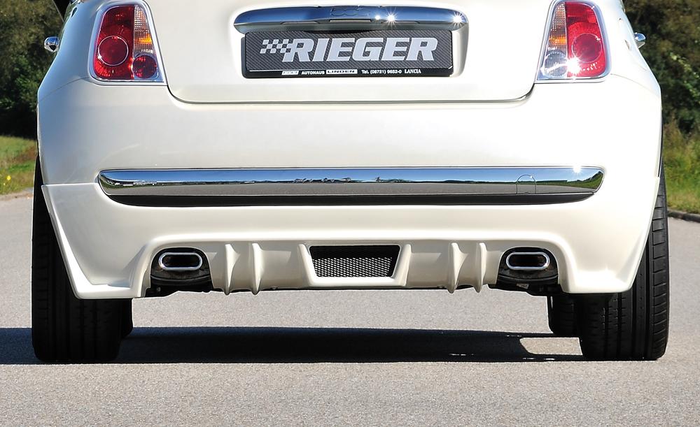 Rieger bakskjørtforlengelse Fiat 500 (312) 2007–2016