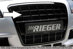 Rieger grill blanksvart Audi A4 (8H) 2002–2005