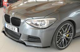 Rieger frontsplitter blanksvart BMW 1-serie F20 1K4 / 1-serie F21 1K2 2011–2020 - 4