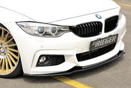 Rieger frontsplitter blanksvart BMW 4-serie F32 3C / 4-serie F33 3C / 4-serie F36 3C 2012–> - 2