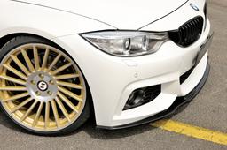 Rieger frontsplitter blanksvart BMW 4-serie F32 3C / 4-serie F33 3C / 4-serie F36 3C 2012–> - 3