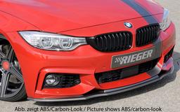 Rieger frontsplitter blanksvart BMW 4-serie F32 3C / 4-serie F33 3C / 4-serie F36 3C 2012–> - 6