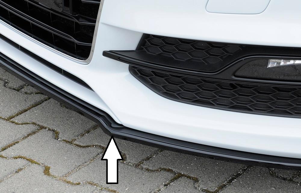 Rieger frontsplitter blanksvart Audi A3 (8V)/Audi A3 S3 (8V) 2012–2016