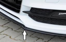 Rieger frontsplitter blanksvart Audi A3 (8V)/Audi A3 S3 (8V) 2012–2016