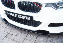 Rieger frontsplitter blanksvart BMW 3-serie F30 3L / 3-serie F31 3K/3K-N1 2012–> - 2