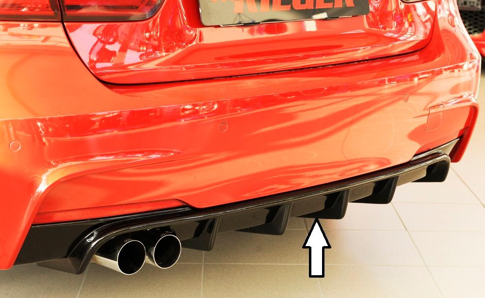 Rieger diffusor blanksvart BMW 3-series F30 (3L)/BMW 3-series F31 (3K/3K-N1) 2012–>