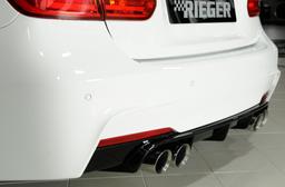 Rieger diffusor blanksvart BMW 3-series F30 (3L)/BMW 3-series F31 (3K/3K-N1) 2012–> - 5
