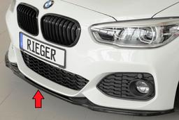 Rieger frontsplitter blanksvart BMW 1-serie F20 1K4 / 1-serie F21 1K2 2015–>