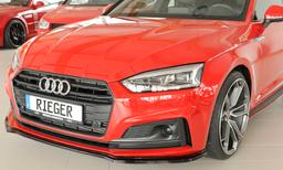 Rieger frontsplitter blanksvart Audi A5/S5 B9/F5 2016–2019 - 3
