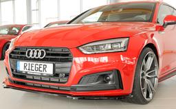 Rieger frontsplitter blanksvart Audi A5/S5 B9/F5 2016–2019 - 7