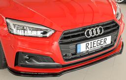 Rieger frontsplitter blanksvart Audi A5/S5 B9/F5 2016–2019 - 8