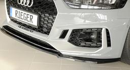 Rieger frontsplitter blanksvart Audi RS5 B9/F5 2017–2020 - 3