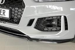 Rieger frontsplitter blanksvart Audi RS5 B9/F5 2017–2020 - 5
