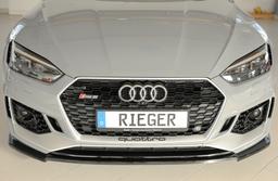 Rieger frontsplitter blanksvart Audi RS5 B9/F5 2017–2020 - 6