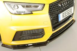 Rieger frontsplitter blanksvart Audi A4/S4 B9/F4 2015–2018 - 4