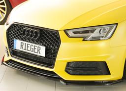 Rieger frontsplitter blanksvart Audi A4/S4 B9/F4 2015–2018 - 6