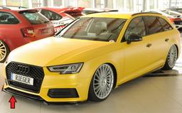 Rieger frontsplitter blanksvart Audi A4/S4 B9/F4 2015–2018 - 9