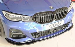 Rieger frontsplitter blanksvart BMW 3-serie G20 G3L / 3-serie G21 G3K 2019–2022 - 2