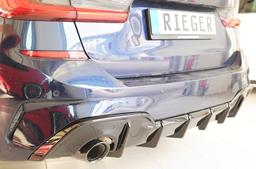 Rieger diffusor blanksvart BMW 3-series G20 (G3L)/BMW 3-series G21 (G3K) 2019–2022 - 2