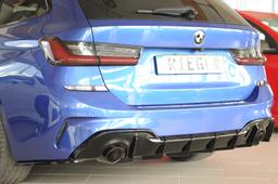 Rieger diffusor blanksvart BMW 3-series G20 (G3L)/BMW 3-series G21 (G3K) 2019–2022 - 4