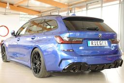 Rieger diffusor blanksvart BMW 3-series G20 (G3L)/BMW 3-series G21 (G3K) 2019–2022 med dragkrok - 8