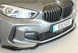 Rieger frontsplitter blanksvart BMW 1-serie F40 F1H 2019–> - 6