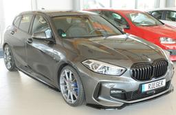 Rieger frontsplitter blanksvart BMW 1-serie F40 F1H 2019–> - 7