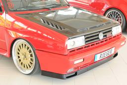 Rieger frontsplitter blanksvart VW Golf 2 Rallye Golf (19E-299) - 2