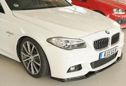 Rieger frontsplitter blanksvart BMW 5-serie F10 5L / 5-serie F11 5K 2010–> - 3