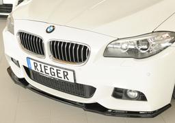 Rieger frontsplitter blanksvart BMW 5-serie F10 5L / 5-serie F11 5K 2010–> - 6