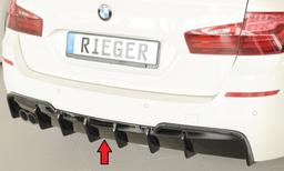 Rieger diffusor blanksvart BMW 5-series F10 (5L)/BMW 5-series F11 (5K) 2010–> - 5