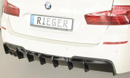 Rieger diffusor blanksvart BMW 5-series F10 (5L)/BMW 5-series F11 (5K) 2010–> - 6