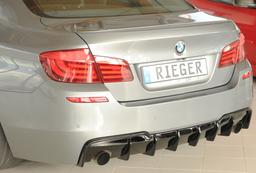 Rieger diffusor blanksvart BMW 5-series F10 (5L)/BMW 5-series F11 (5K) 2010–> - 3