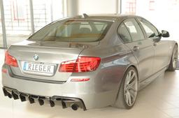 Rieger diffusor blanksvart BMW 5-series F10 (5L)/BMW 5-series F11 (5K) 2010–> - 4