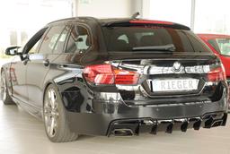 Rieger diffuser blank svart BMW 5-series F10 (5L)/BMW 5-series F11 (5K) 2010–> - 4
