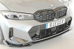 Rieger frontsplitter blanksvart BMW 3-serie G20 G3L / 3-serie G21 G3K 2022–> - 2