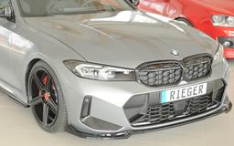 Rieger frontsplitter blanksvart BMW 3-serie G20 G3L / 3-serie G21 G3K 2022–> - 3