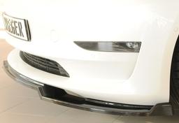 Rieger frontsplitter blank sort Tesla Model 3 003 2018–2023 - 4