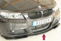 Rieger frontsplitter blanksvart BMW 3-serie E90 / 3-serie E91 2008–>