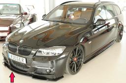Rieger frontsplitter blanksvart BMW 3-serie E90 / 3-serie E91 2008–> - 5