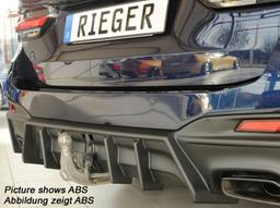 Rieger diffusor blanksvart BMW 5-series G30 (G5L)/BMW 5-series G31 (G5K) 2020–> med dragkrok - 6