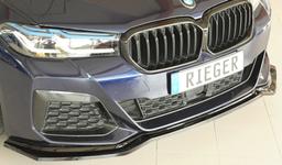 Rieger frontsplitter blanksvart BMW 5-serie G30 G5L / 5-serie G31 G5K 2020–> - 2