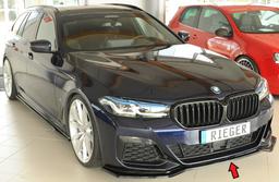 Rieger frontsplitter blanksvart BMW 5-serie G30 G5L / 5-serie G31 G5K 2020–> - 6
