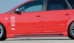 Rieger sidokjol höger carbon-look Audi A4 (8E) type B6/A4 (8E) type B7 2000–>