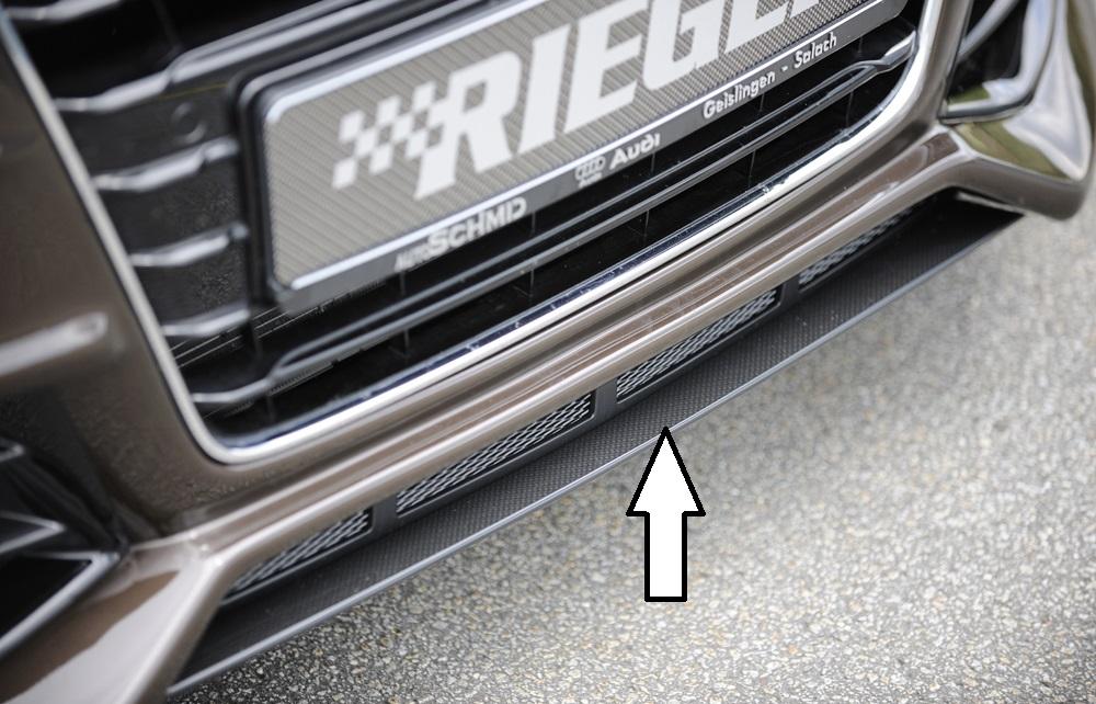 Rieger frontsplitter carbon-look Audi A4/S4 B8/B81 2007–2011