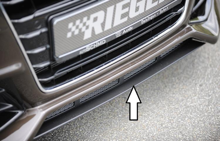 Rieger frontsplitter carbon-look Audi A4/S4 B8/B81 2007–2011
