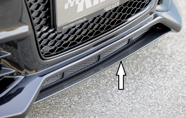 Rieger frontsplitter carbon-look Audi A5/S5 B8/B81 2011–2016